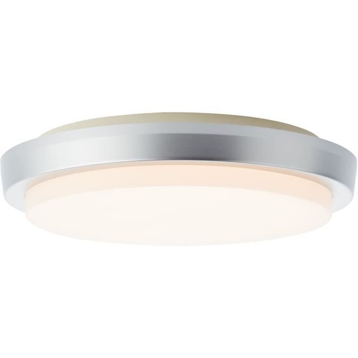 Außen Deckenleuchte Abora Silberfarbe integrierte LED