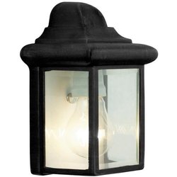 Briljante buitenmuurlicht Nissie noir E27 1x40W