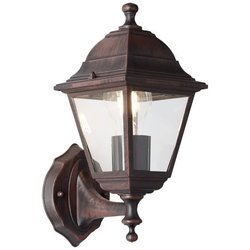 Brilliant Rising Außenwandlampe Nissie Rost E27 1x60W