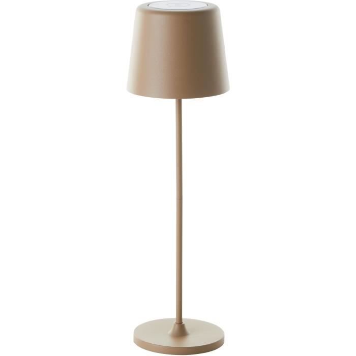 KAAMI BRILLIANT LED-Tischleuchte - Metall und Kunststoff - Cappuccino 