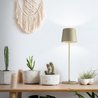 KAAMI BRILLIANT LED-Tischleuchte - Metall und Kunststoff - Cappuccino 