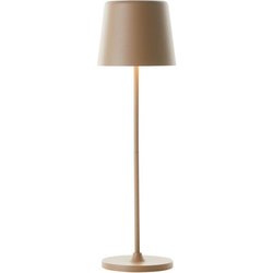 KAAMI BRILLIANT LED-Tischleuchte - Metall und Kunststoff - Cappuccino 
