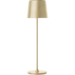 Outdoor table lamp - BRILLIANT - KAAMI - Rechargeable - Matte gold - L