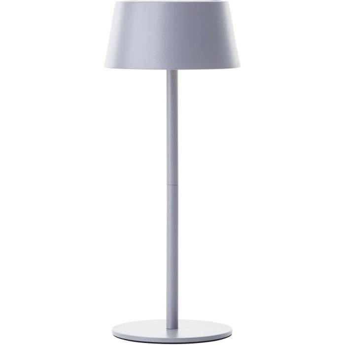 Lámpara de mesa para exterior - BRILLIANT - PICCO - LED y solar - Meta