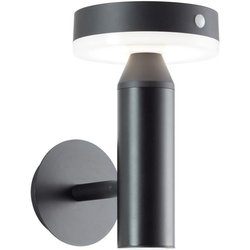 Outdoor wall light - BRILLIANT - MAGUA - LED and solar - Metal and pla