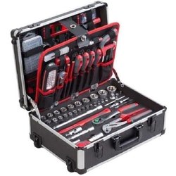 Trolley a outils MEISTER - 230 pieces - Poignée télescopique et transp