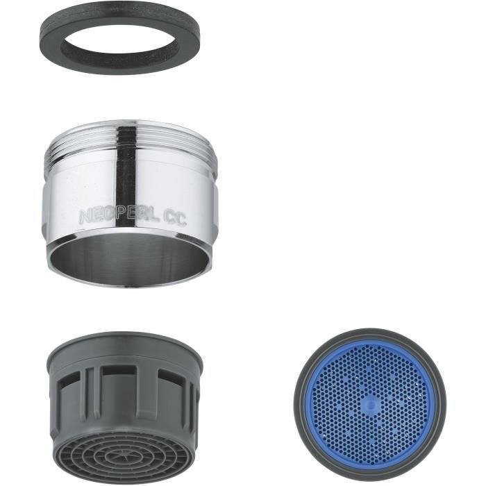 Mousseur - GROHE - Chromé 13927000 - Filetage externe - Aérateur class