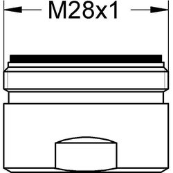 Mousseur - GROHE - Chromé 13927000 - Filetage externe - Aérateur class