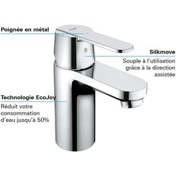 Grohe Mixer Monocomande Lavabo Size S Get Chromé 23586000