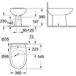 GROHE - Bidet da appoggio