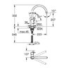 GROHE Miscelatore monocomando per lavello BauLoop 31368001