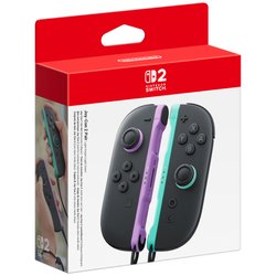 Paire de manettes Joy-Con 2 Violet Clair & Vert Clair pour Nintendo Sw