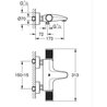 GROHE - Wannen-/Brausethermostat 1/2