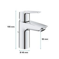 Eengreeps wastafelmengkraan - Maat S - GROHE - Start - Chroom