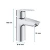 Eengreeps wastafelmengkraan - Maat S - GROHE - Start - Chroom