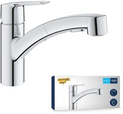 Mezclador de fregadero monomando GROHE - Cromo