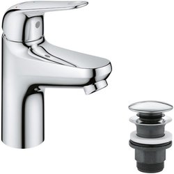 Single-lever basin mixer - GROHE Swift - 24323001 - Chrome - Size S - 