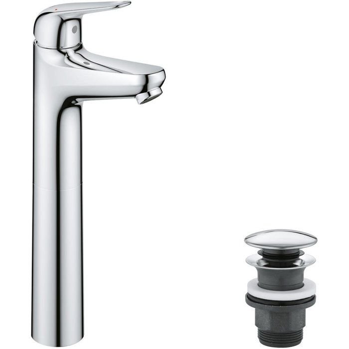 Eéngreeps wastafelmengkraan - GROHE Swift - 24331001 - Chroom - Verhoo