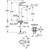 Eéngreeps wastafelmengkraan - GROHE Swift - 24331001 - Chroom - Verhoo