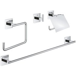 Juego de accesorios 4 en 1 - GROHE - 41115000 - Cromo - Metal - Ducha