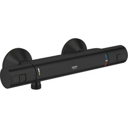 Thermostatic shower mixer - GROHE Precision Start - Matt black - Water