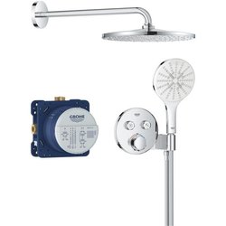 Ensemble de douche encastré - Tous les types de jets - Mitigeur thermo