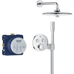 Built-in shower set - All jet types - Thermostatic mixer - GROHE - 348