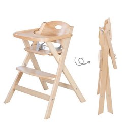 Trona plegable - ROBA - FOLD UP SMART - Bandeja de comida + arnés de s