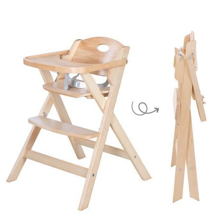Chaise haute pliable - ROBA - FOLD UP SMART - Plateau repas + harnais 