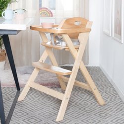 Chaise haute pliable - ROBA - FOLD UP SMART - Plateau repas + harnais 