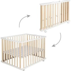 Faltbarer Laufstall für Babys  ROBA  75 x 100 cm  Höhenverstellbar 