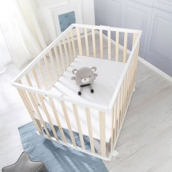 Faltbarer Laufstall für Babys  ROBA  75 x 100 cm  Höhenverstellbar 