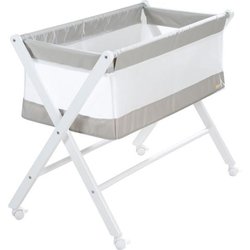 Faltbares Beistellbett  ROBA  Canvas und Netzgewebe  Matratze und f