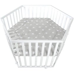 ROBA LITTLE STARS Hegaxonal Baby Box - Verstelbare hoogte - Gevoerde h