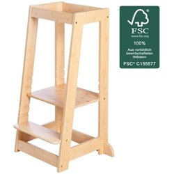 Torre di apprendimento Montessori - ROBA - Bambù certificato FSC - Reg
