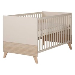 Umbaubares Kinderbett/Jugendbett  70 x 140 cm  SIDNEY  Eiche/Beige