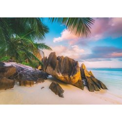 Ravensburger-Puzzle 1000p-Seychellen (Highlights)-Erwachsene und Kinde