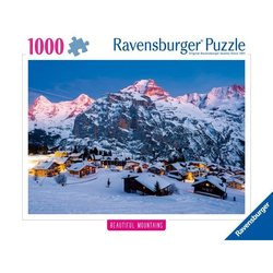 Puzzel van 1000 stukjes Berner Oberland, Mürren (Highlights), Volwasse