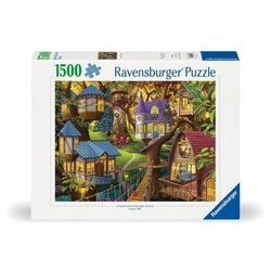 Puzzel van 1500 stukjes: Schemering in de boomtoppen