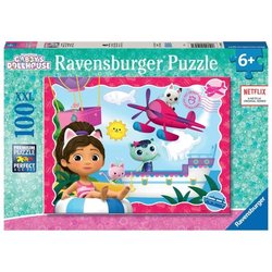 Ravensburger-GABBY S DOLLHOUSE-Puzzle XXL da 100 pezzi - L avventura d