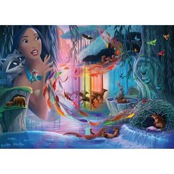 Puzzle Pocahontas da 1000 pezzi, Collezione Principesse Disney, 14 ann