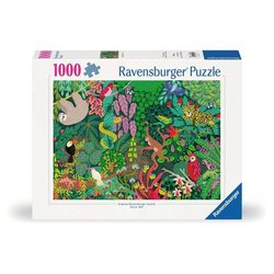 Puzzle Ravensburger 1000 pezzi Foresta pluviale magica