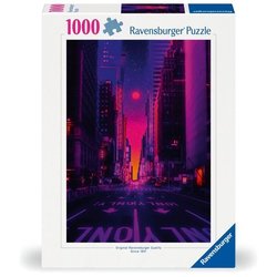 Rompecabezas de 1000 piezas: las luces de neón de Nueva York