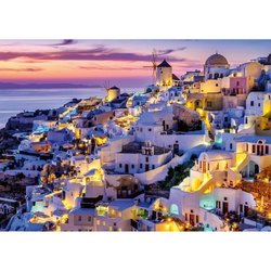 Puzzle da 1500 pezzi Tramonto a Santorini, Adulti e bambini dai 14 ann