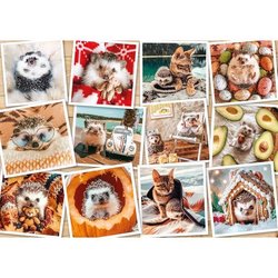 1500-Teile-Puzzle: Niedliches Tierfoto