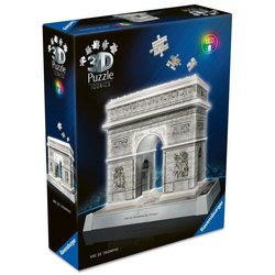Puzzle 3D iconico - Arco di Trionfo illuminato