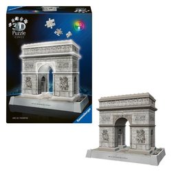 Puzzle 3D iconico - Arco di Trionfo illuminato
