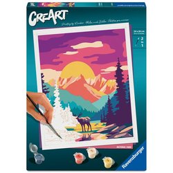 Ravensburger  CreArt 24x30 cm  Adulte  Peinture par numéros  Natio
