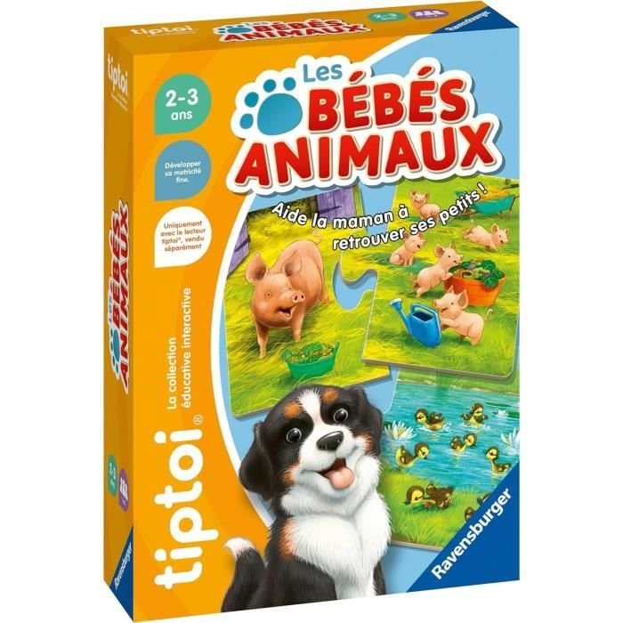 tiptoi Tierbabys, Lernspiel, 00187, Ab 2 Jahren, Ravensburger