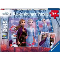 RAVENSBURGER - The Snow Queen 2 Puzzle 3x49 pieces